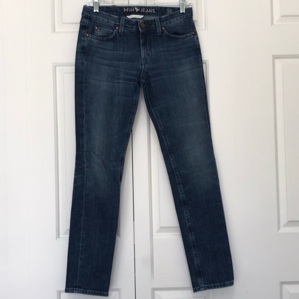 MiH Breathless Low Rise Skinny Jeans Ricky Dark Wash 26 Italy - Picture 3 of 16